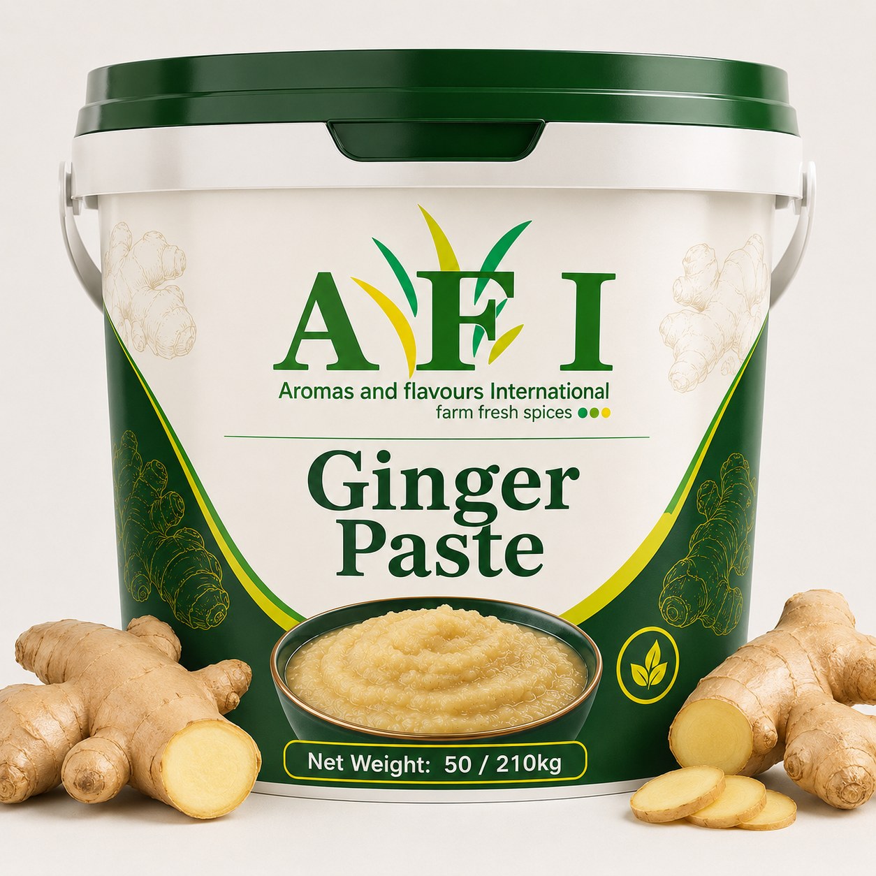 Ginger Paste, private label ginger paste manufacturer India