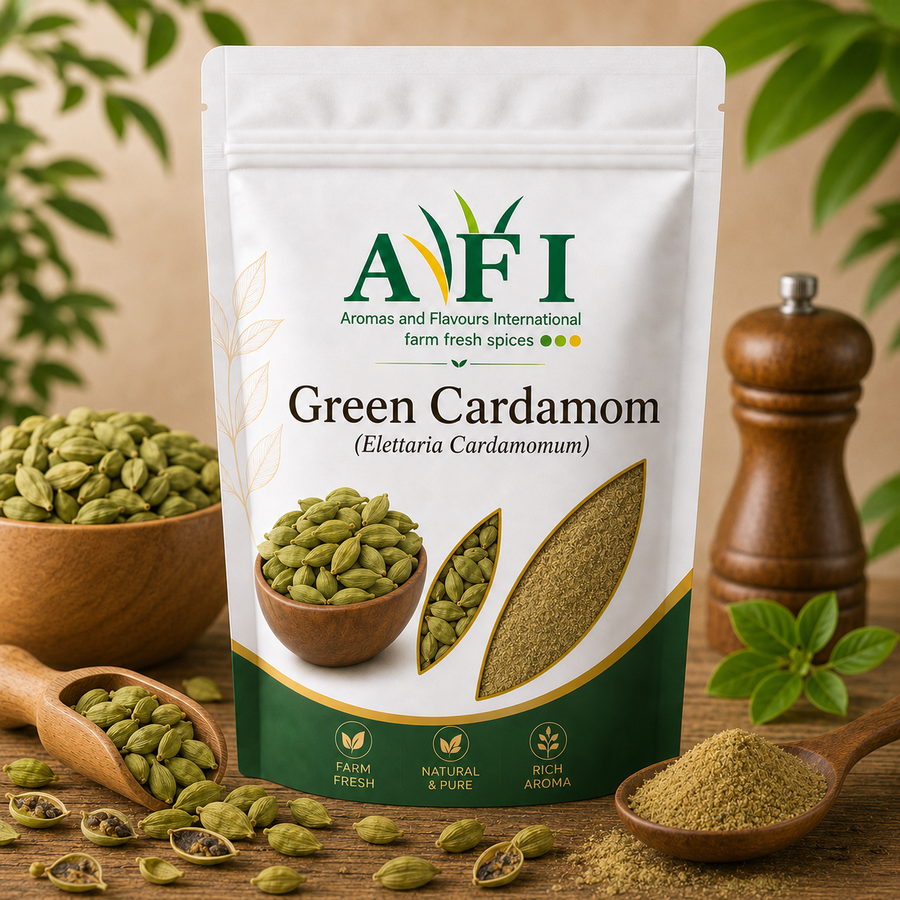 Green Cardamom, Elettaria Cardamomum