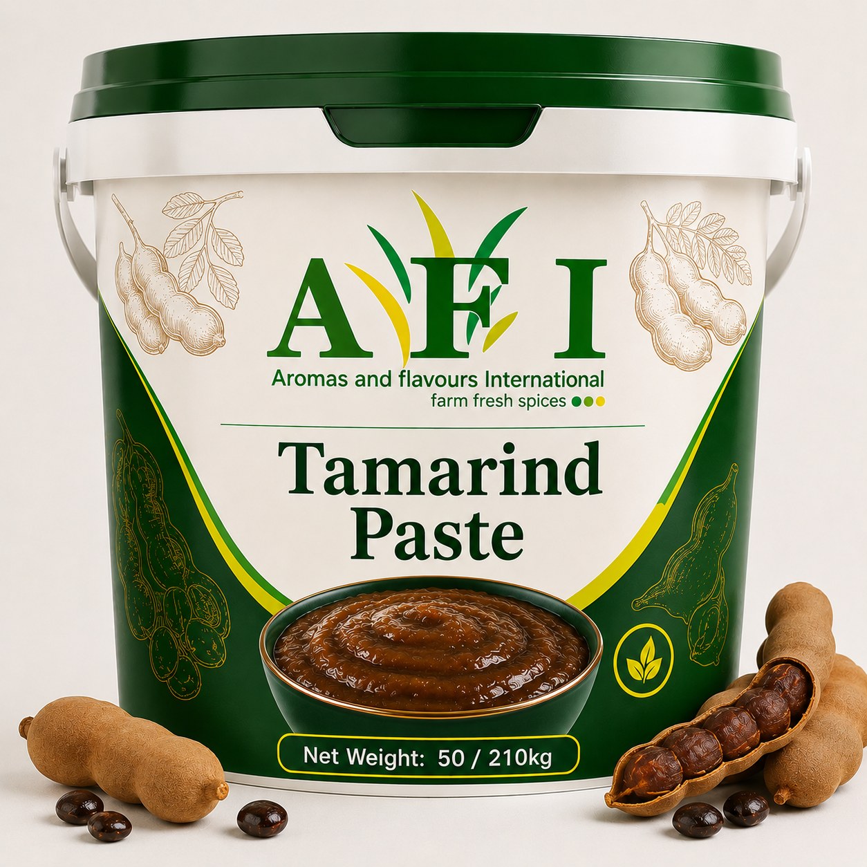 Tamarind Paste, Tamarindus Indica L (sealed drum)